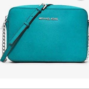 Michael Kors Saffiano Leather Crossbody Bag